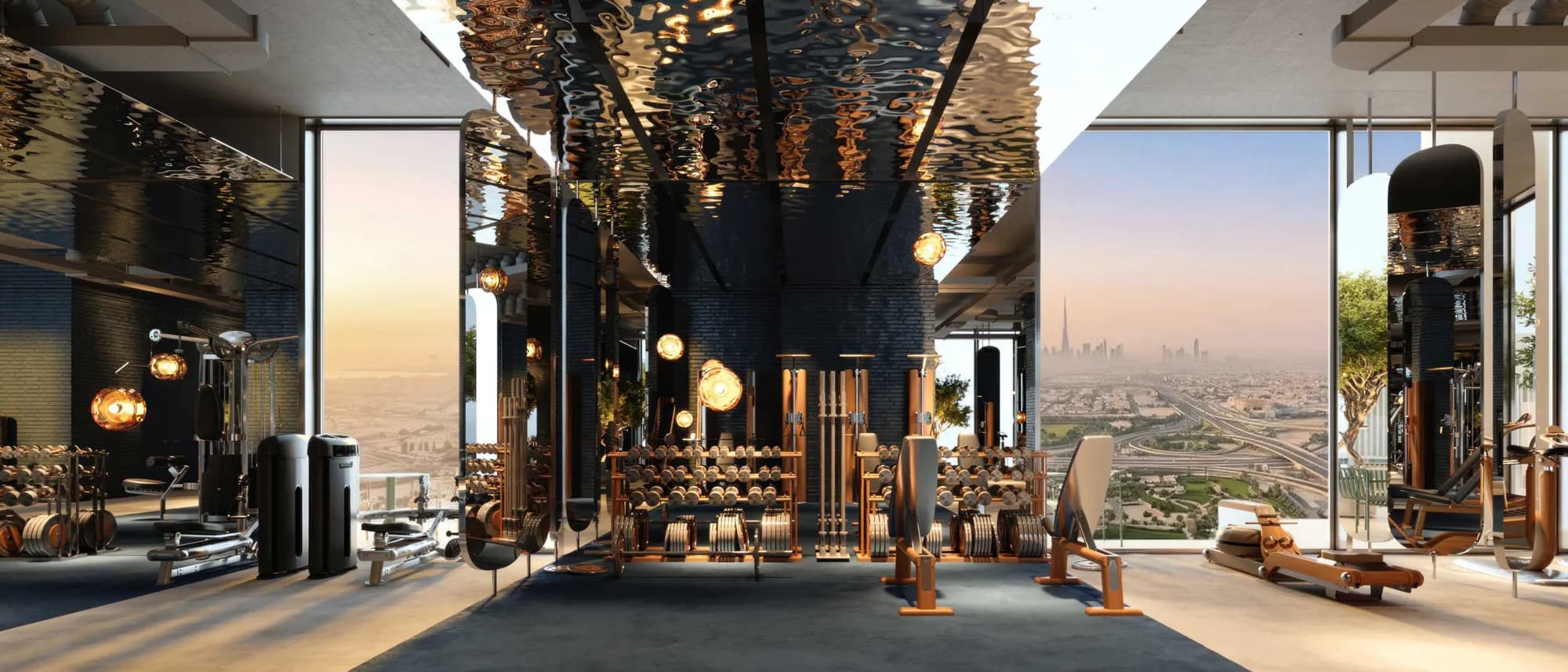 The WOW Tower amenity Sky Gym - Dubai Land Residence Complex, Dubai - by Mr. Eight Development