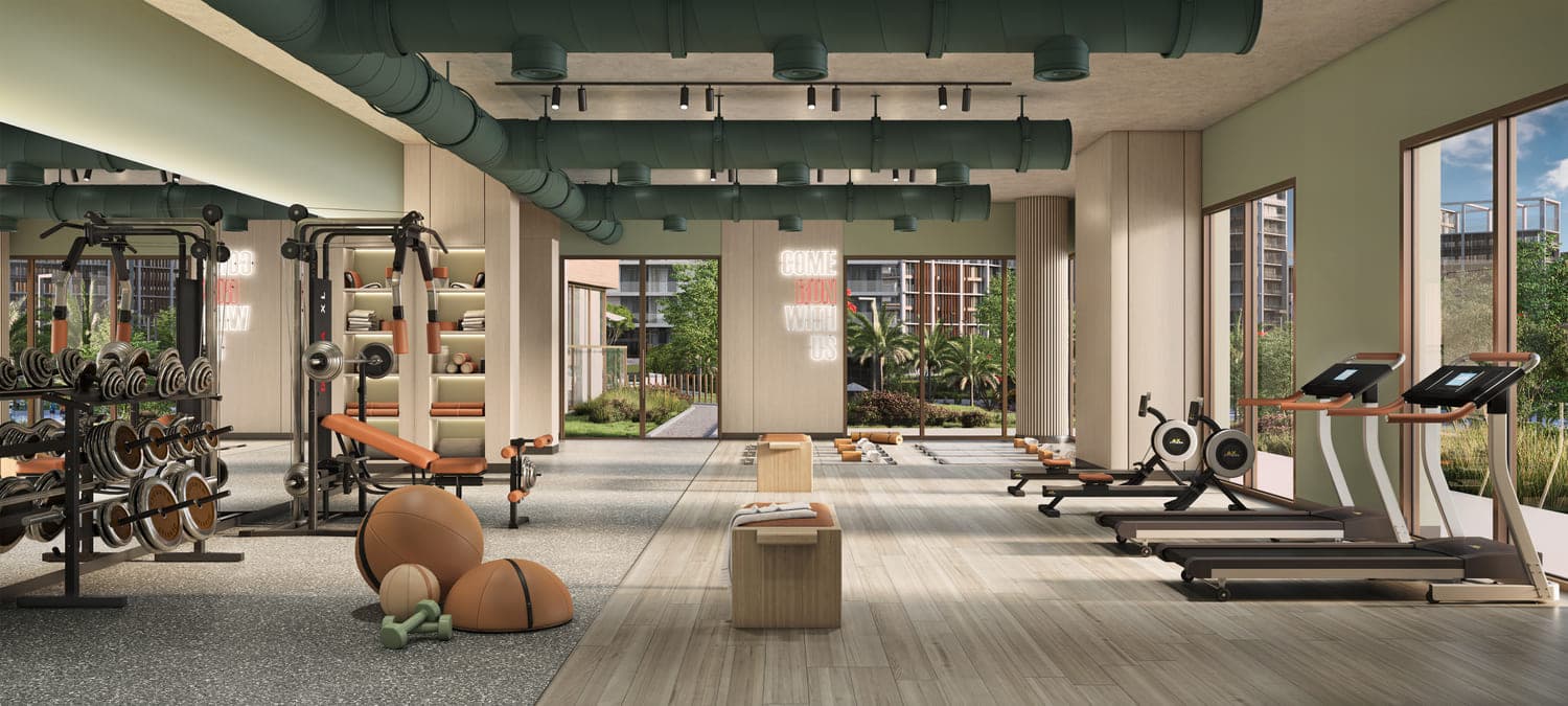 Thyme Central Park amenity Outdoor Gym And Fitness Station - City Walk, Dubai - by Meraas