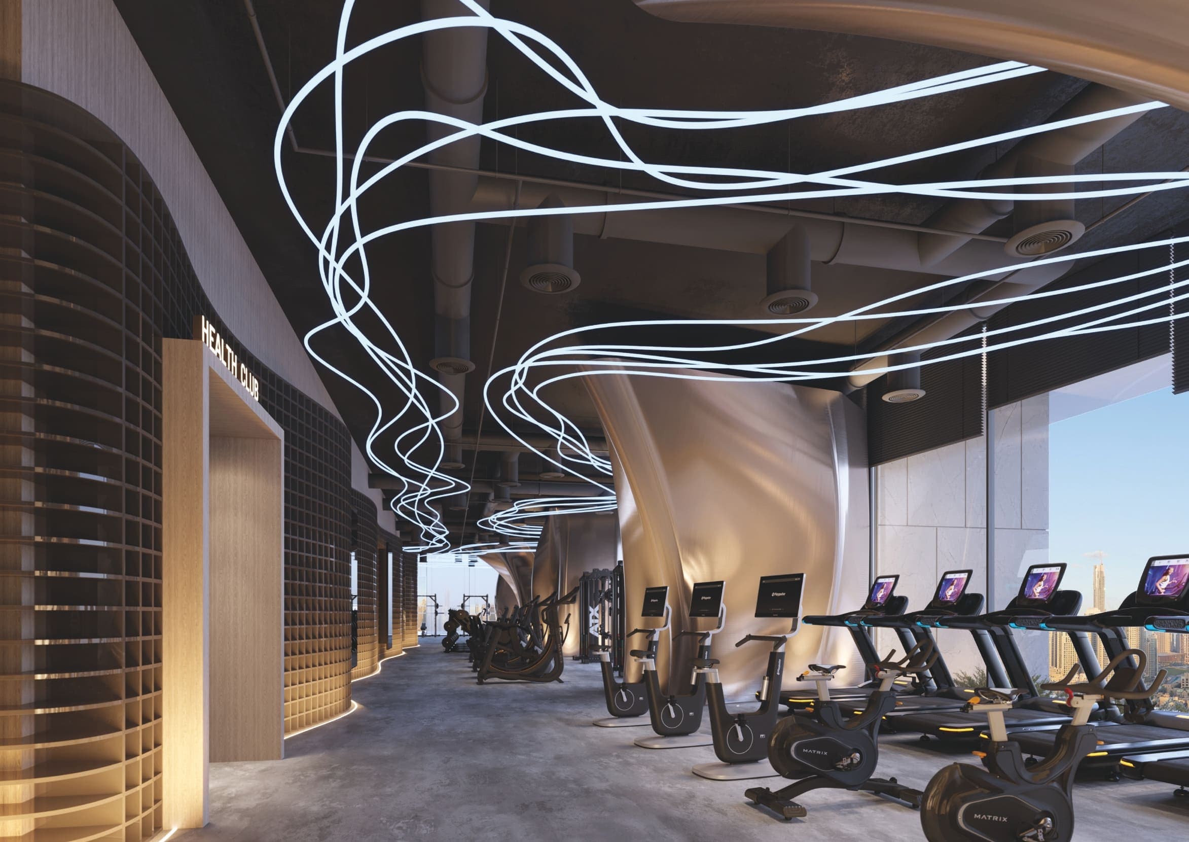 Tiger Sky Tower amenity Gym - Business Bay, Dubai - by Tiger Group