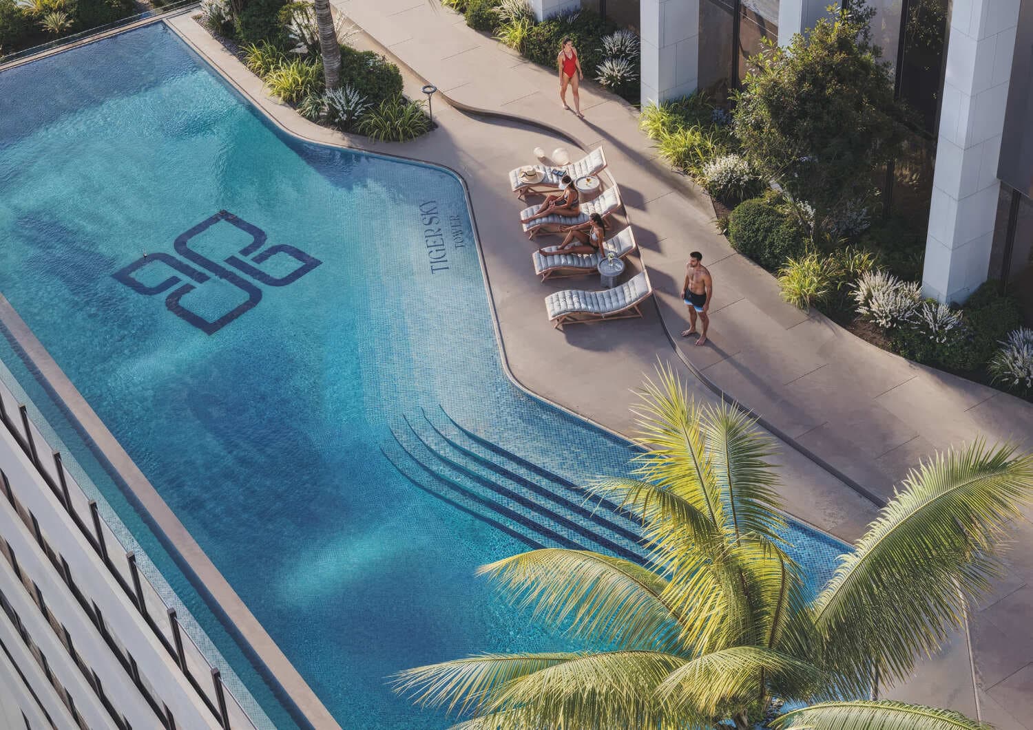 Tiger Sky Tower amenity Infinity & Outdoor Pool, Jacuzzi & Spa - Business Bay, Dubai - by Tiger Group