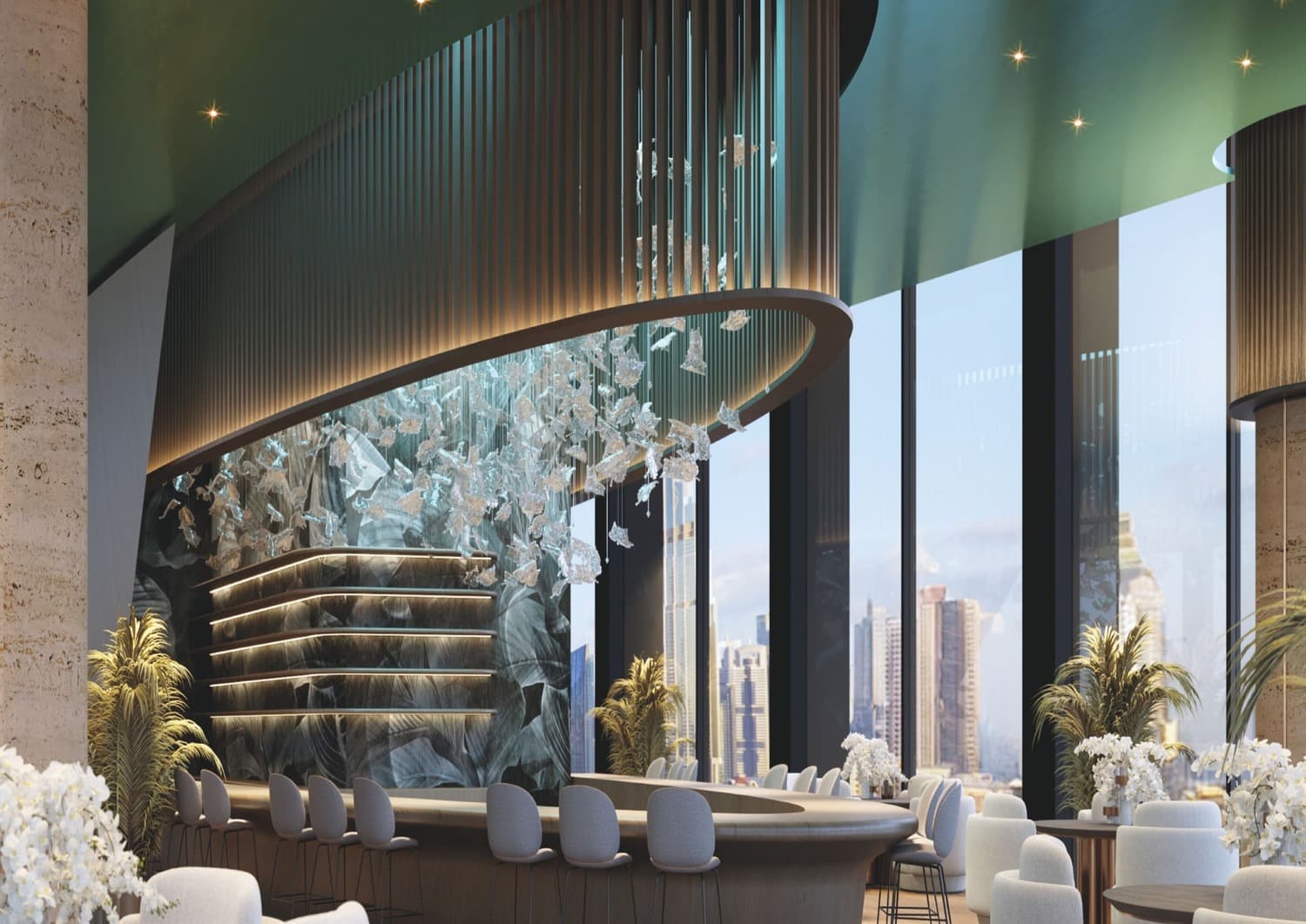 Tiger Sky Tower amenity Sky Restaurant - Business Bay, Dubai - by Tiger Group