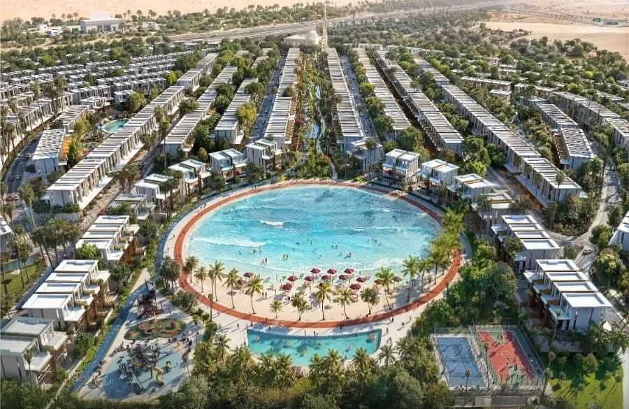 Tilal Binghatti amenity Adults' & Kids' Swimming Pools - Al Warsan, Dubai - by Binghatti