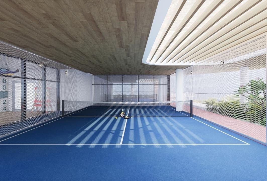Timber Terrace amenity Pickle Ball Court - Dubai South, Dubai - by Vakson Development