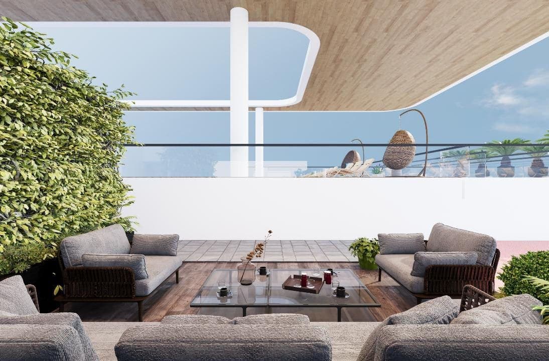 Timber Terrace amenity Roof Seating Area - Dubai South, Dubai - by Vakson Development