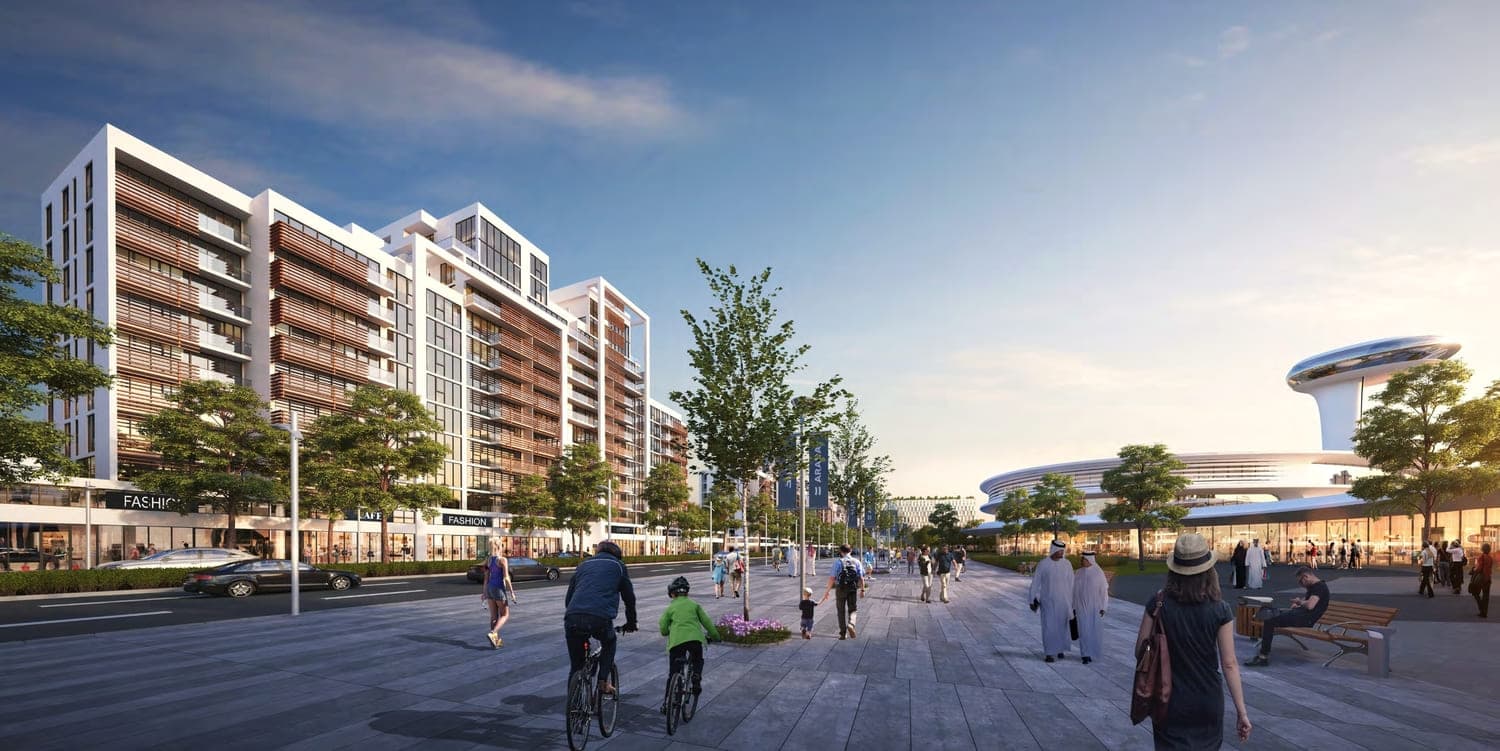 Tiraz Apartments amenity Retail, Restaurants And Cafés - Muwailih, Dubai - by Arada