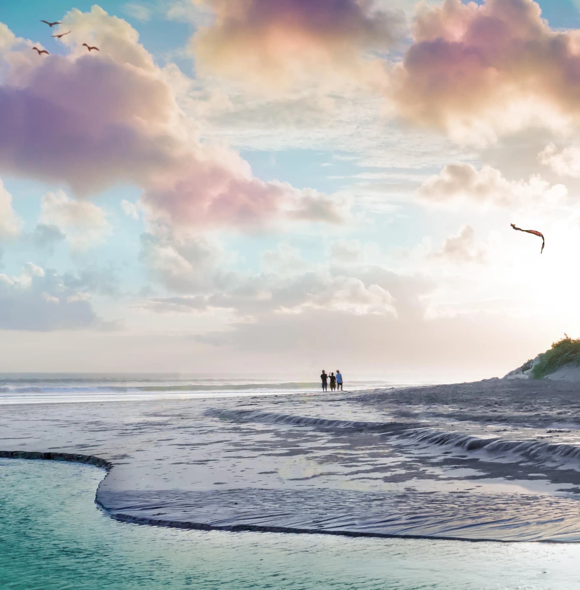 Tranquil Beach Residences amenity Natural Beach in Siniya Island, Umm Al Quwain, by Sobha