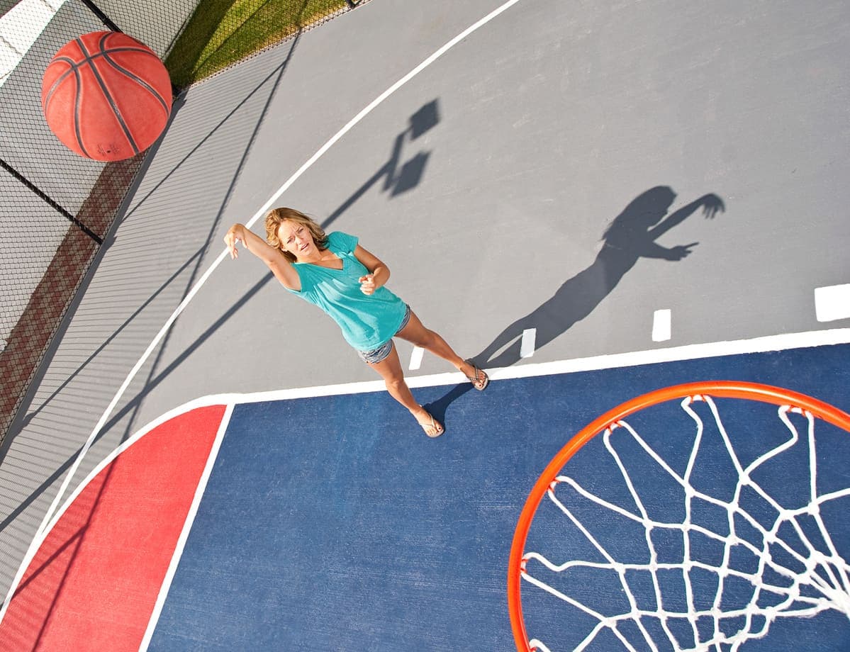Tranquil Wellness Tower amenity Basketball Court - JVT (Jumeirah Village Triangle), Dubai - by Wellcube.life