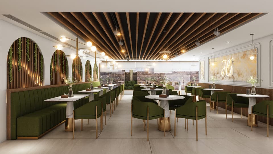 Tranquil Wellness Tower amenity Vegan Dining - JVT (Jumeirah Village Triangle), Dubai - by Wellcube.life