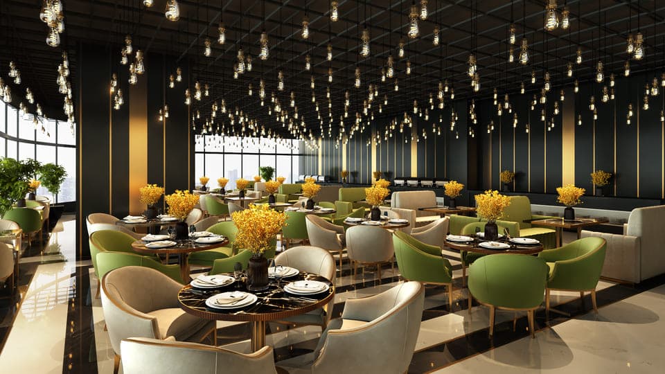 Tranquil Wellness Tower amenity Restaurant - JVT (Jumeirah Village Triangle), Dubai - by Wellcube.life
