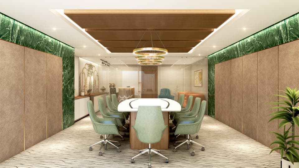 Tranquil Wellness Tower amenity Business Center - JVT (Jumeirah Village Triangle), Dubai - by Wellcube.life