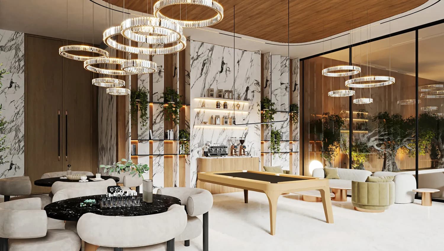 Treppan Living Privé amenity Club House - Dubai Islands, Dubai - by Fakhruddin Properties Development