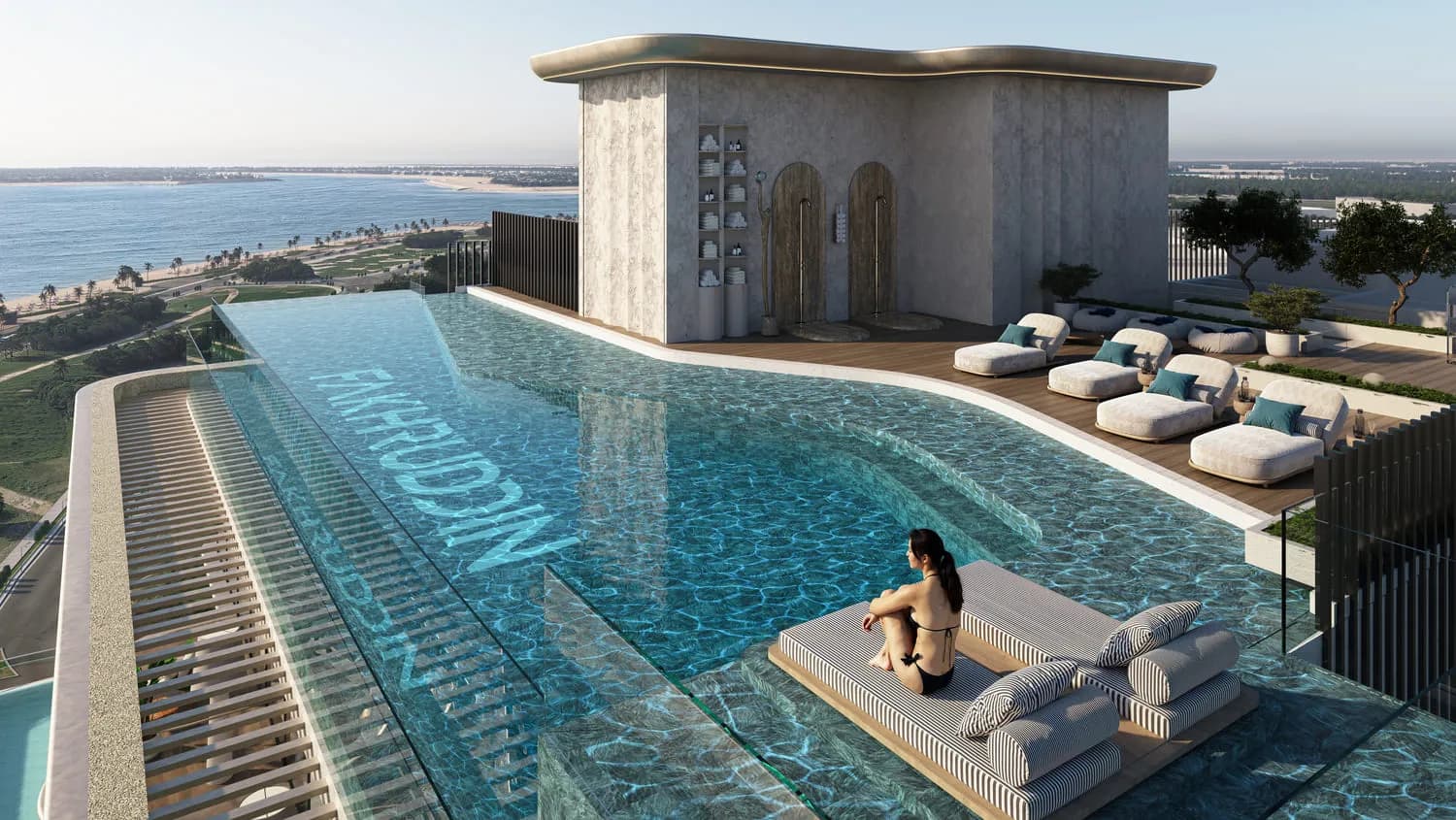 Treppan Living Privé amenity Endless Pool - Dubai Islands, Dubai - by Fakhruddin Properties Development