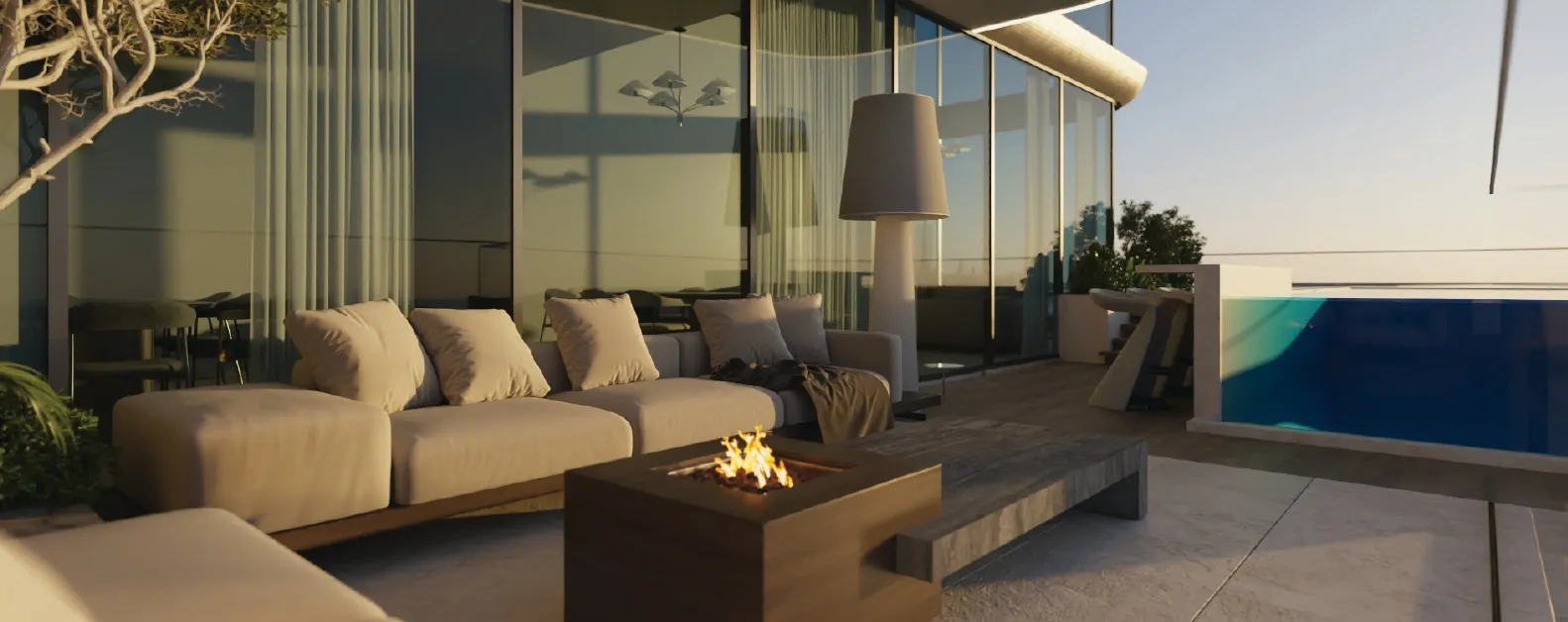 Treppan Living Privé amenity Hangout & Seating Area - Dubai Islands, Dubai - by Fakhruddin Properties Development