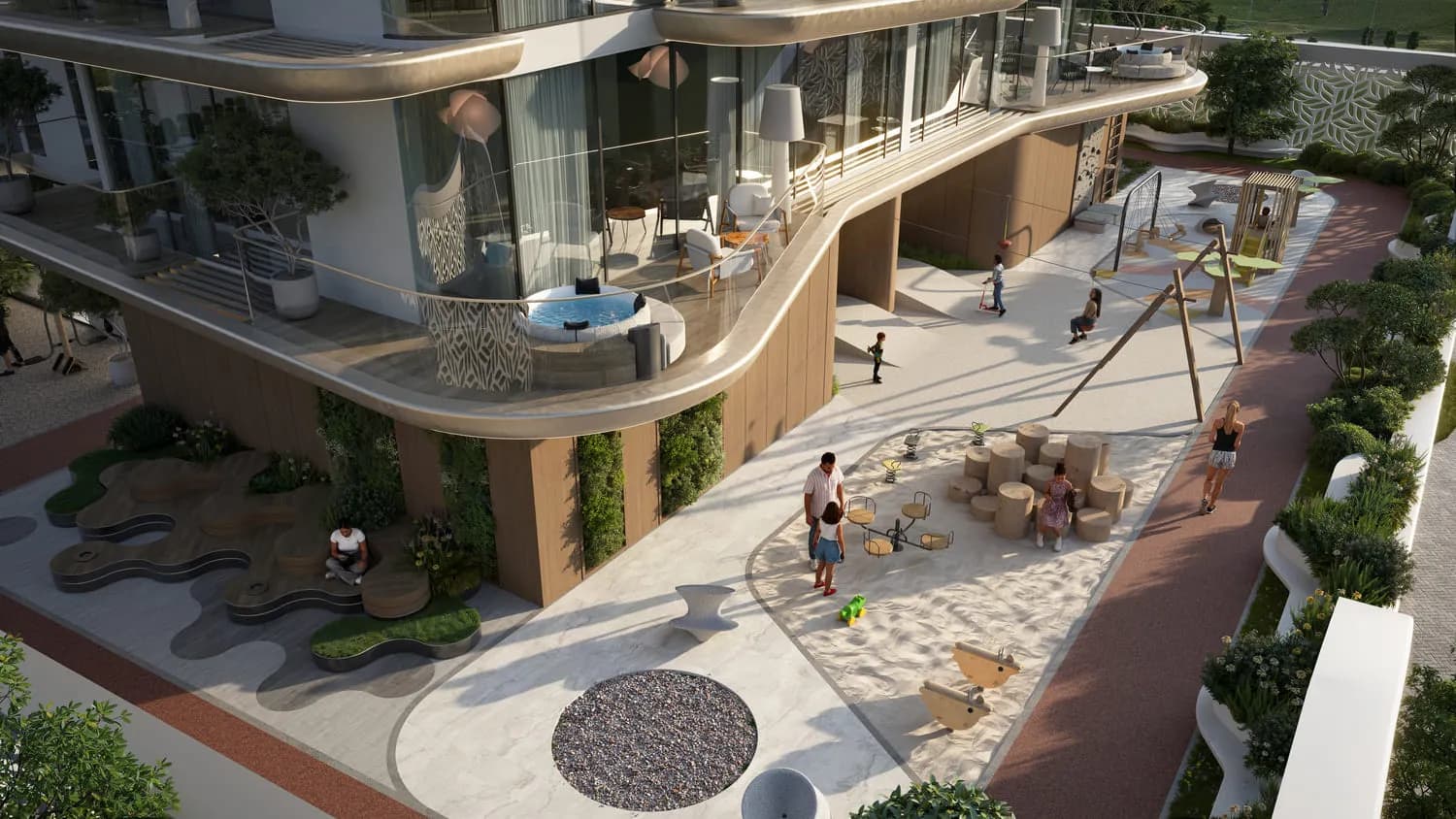 Treppan Living Privé amenity Sand Pit Playground - Dubai Islands, Dubai - by Fakhruddin Properties Development