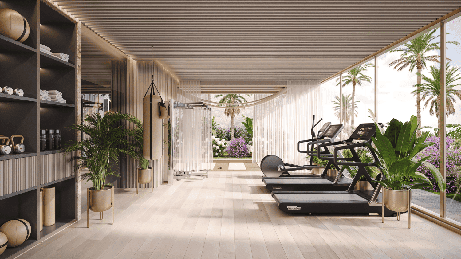 Treppan Serenique Residences amenity Indoor Gym - Dubai Islands, Dubai - by Fakhruddin Properties Development