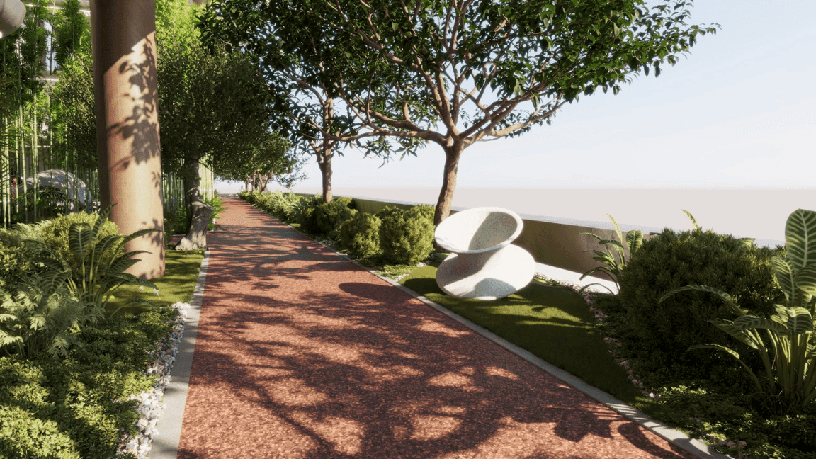 Treppan Serenique Residences amenity Jogging Track - Dubai Islands, Dubai - by Fakhruddin Properties Development