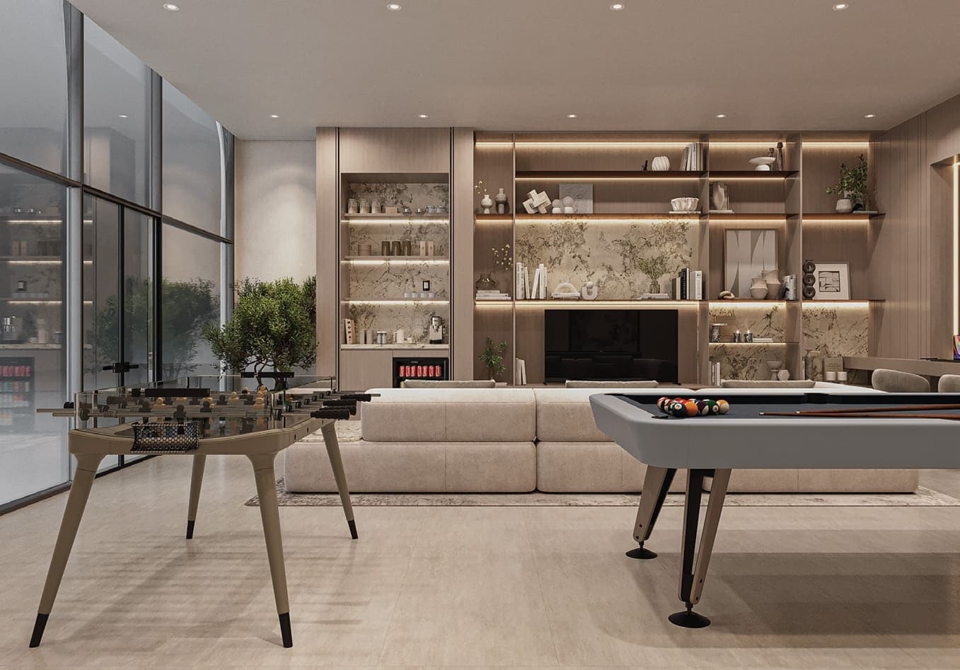 Trevino amenity Club House - JVC (Jumeirah Village Circle), Dubai - by Avelon Developments