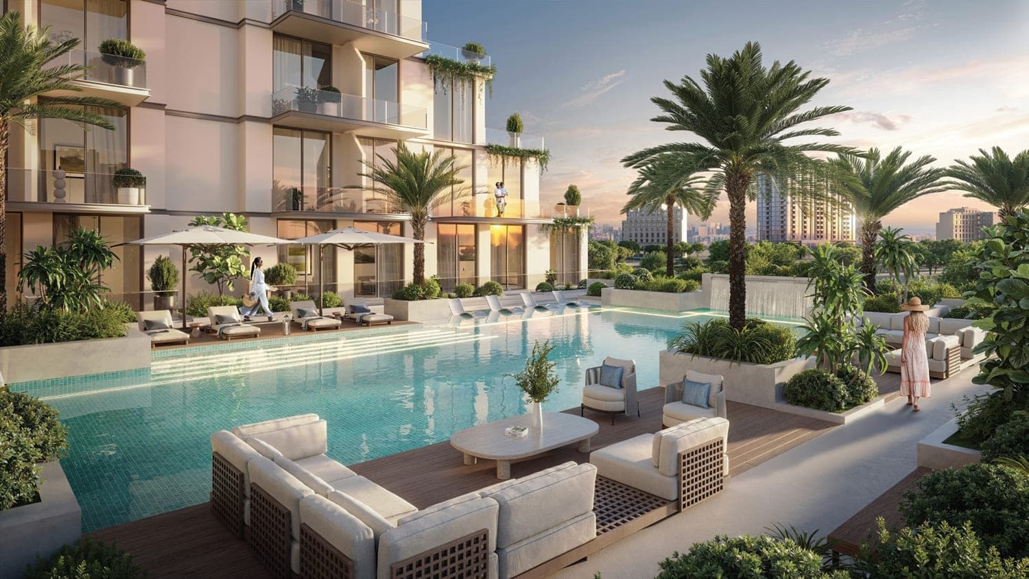 Trevino amenity Resort Style Pool - JVC (Jumeirah Village Circle), Dubai - by Avelon Developments