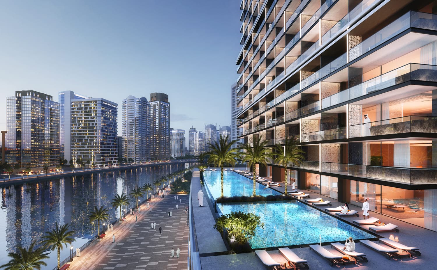 Trillionaire Residences amenity Adults Pool - Business Bay, Dubai - by Binghatti