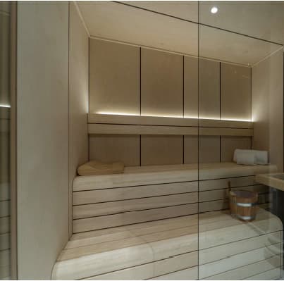 Trinity amenity Sauna in Arjan, Dubai, by Karma Developers