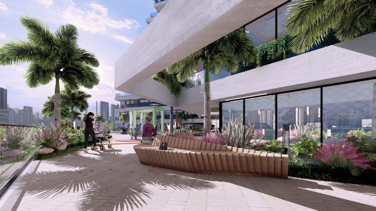 Trinity amenity Sitting Area in Arjan, Dubai, by Karma Developers