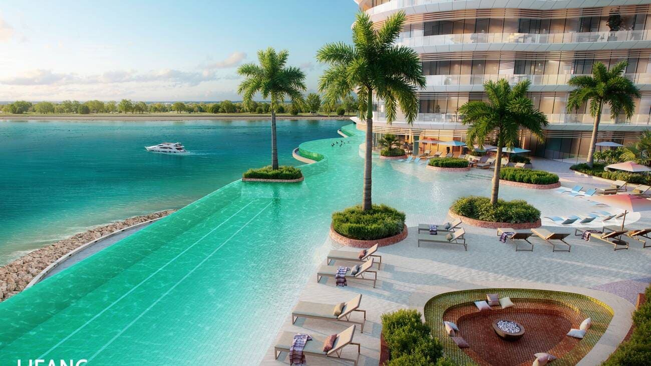 Trio Isle amenity Lap Pool - Al Marjan Island, Dubai - by Durar Group
