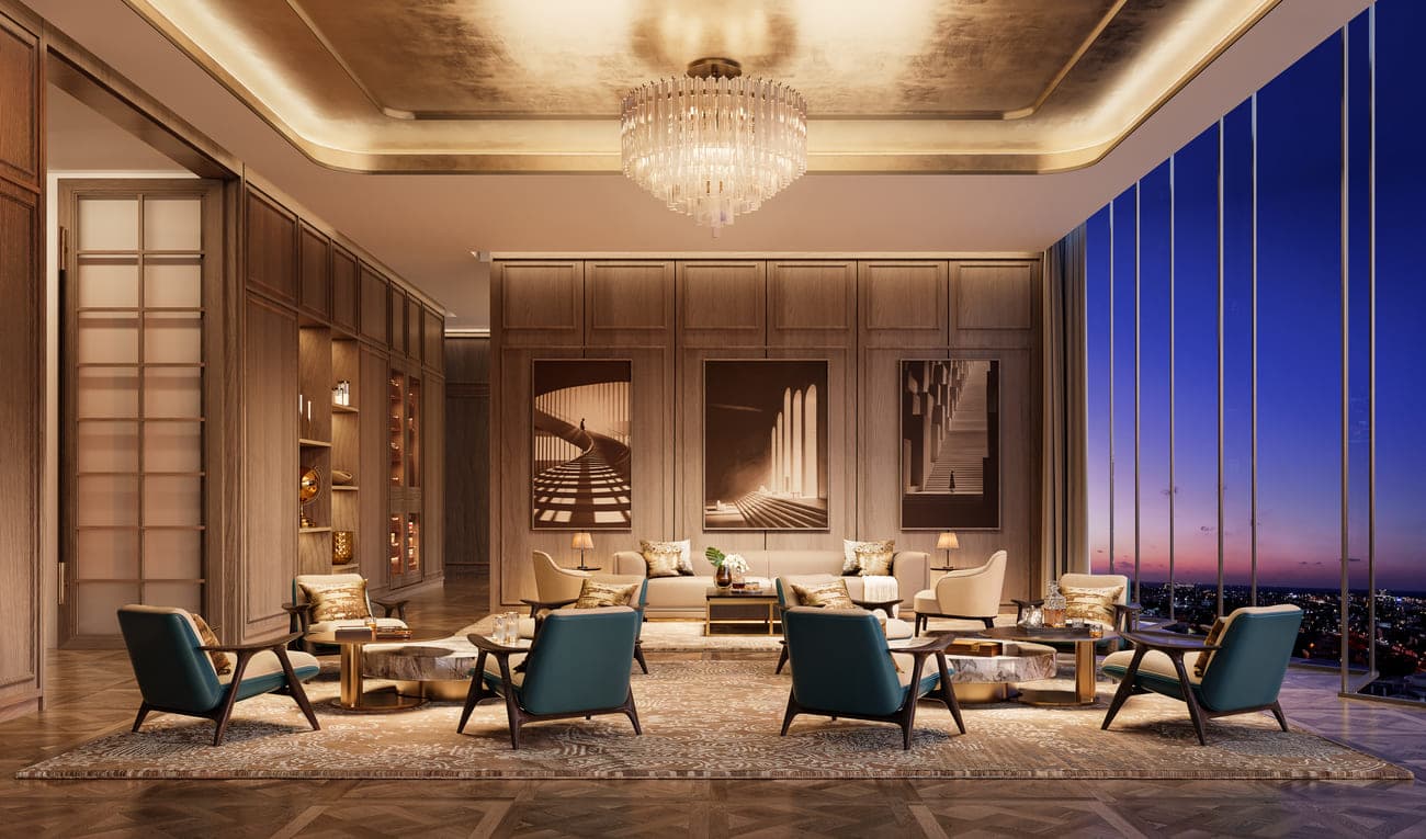 Trump International Hotel and Tower amenity Cigar Lounge - City Walk, Dubai - by Dar Global