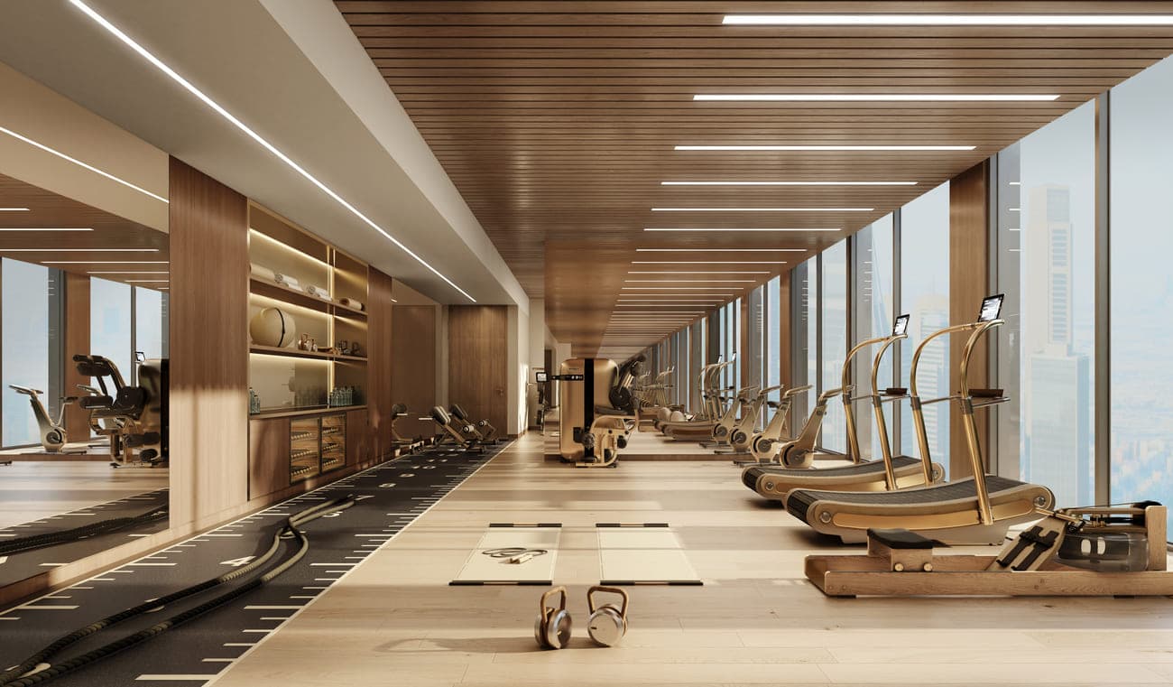 Trump International Hotel and Tower amenity Gym - City Walk, Dubai - by Dar Global