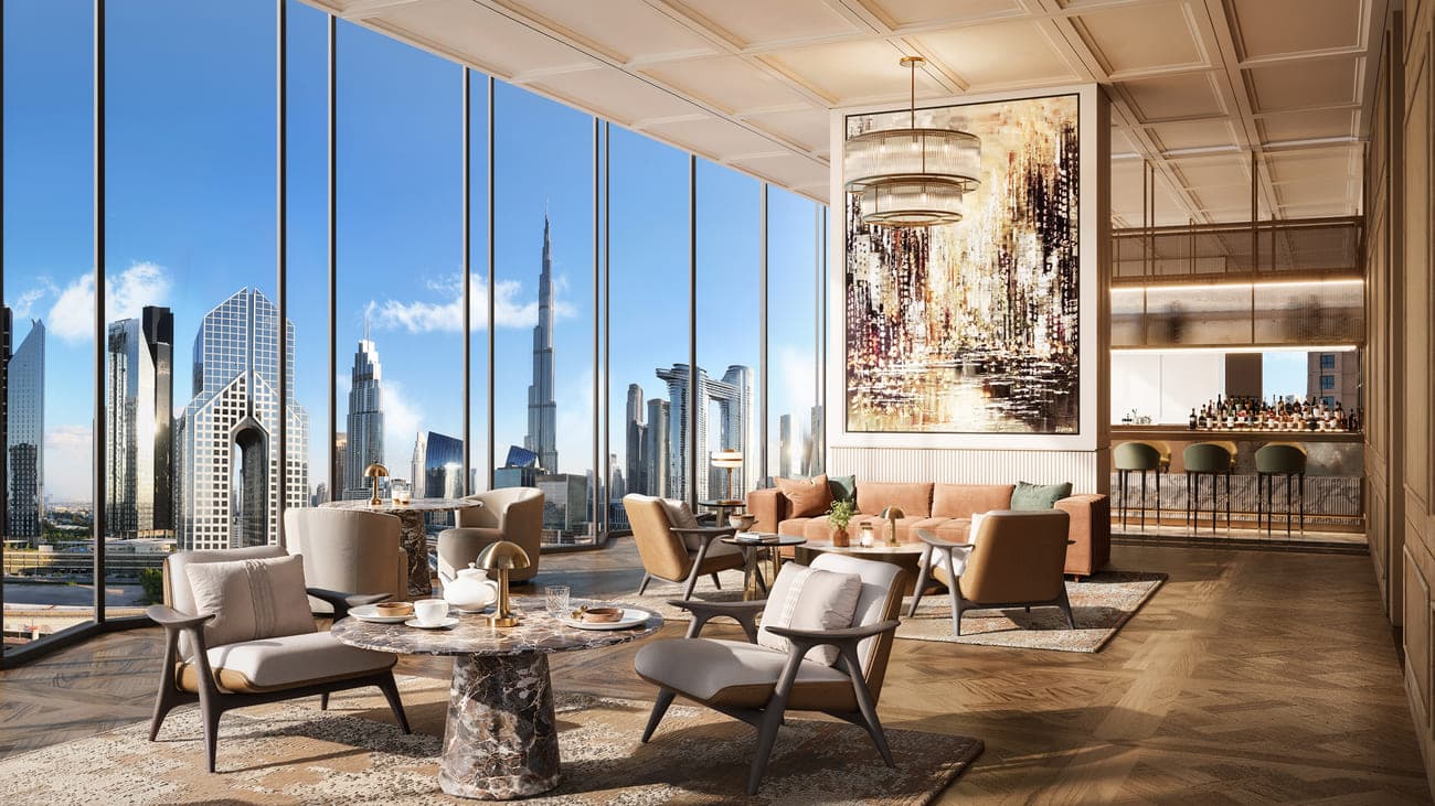 Trump International Hotel and Tower amenity Lounge - City Walk, Dubai - by Dar Global