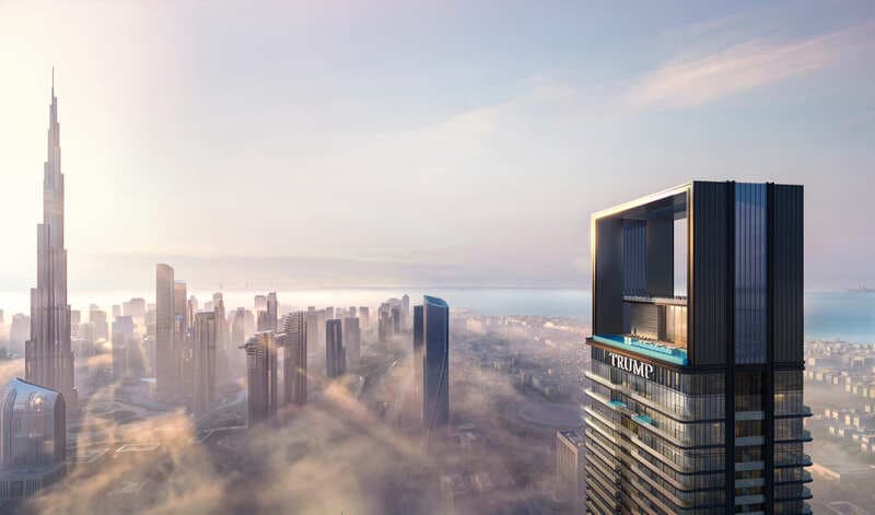 Trump International Hotel and Tower exterior view - City Walk, Dubai - by Dar Global