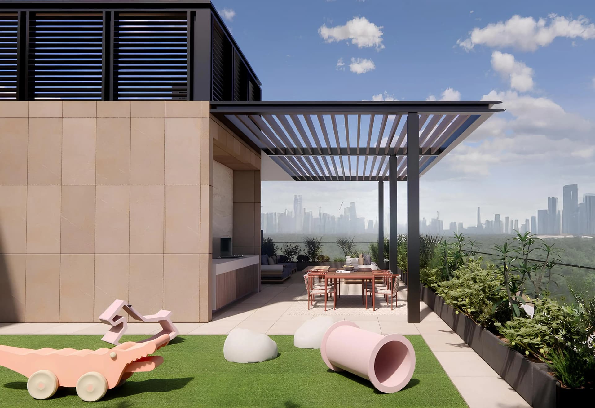 Tura Residence amenity Kids’ Play Zones in Meydan (Nad Al Sheba 1), Dubai, by Namat Real Estate Development