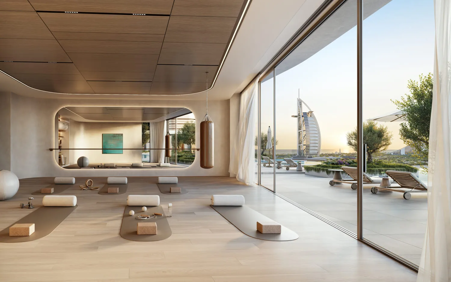 Tura Residence amenity Yoga Area - Meydan (Nad Al Sheba 1), Dubai - by Namat Real Estate Development