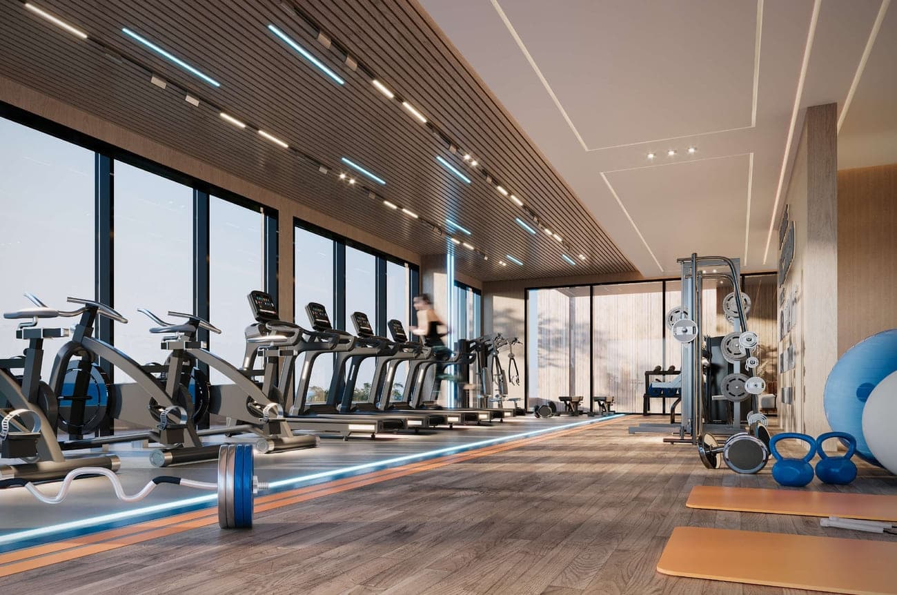 Uno-Luxe amenity Cutting-Edge Fitness Center - Al Marjan Island, Dubai - by WOW Resorts