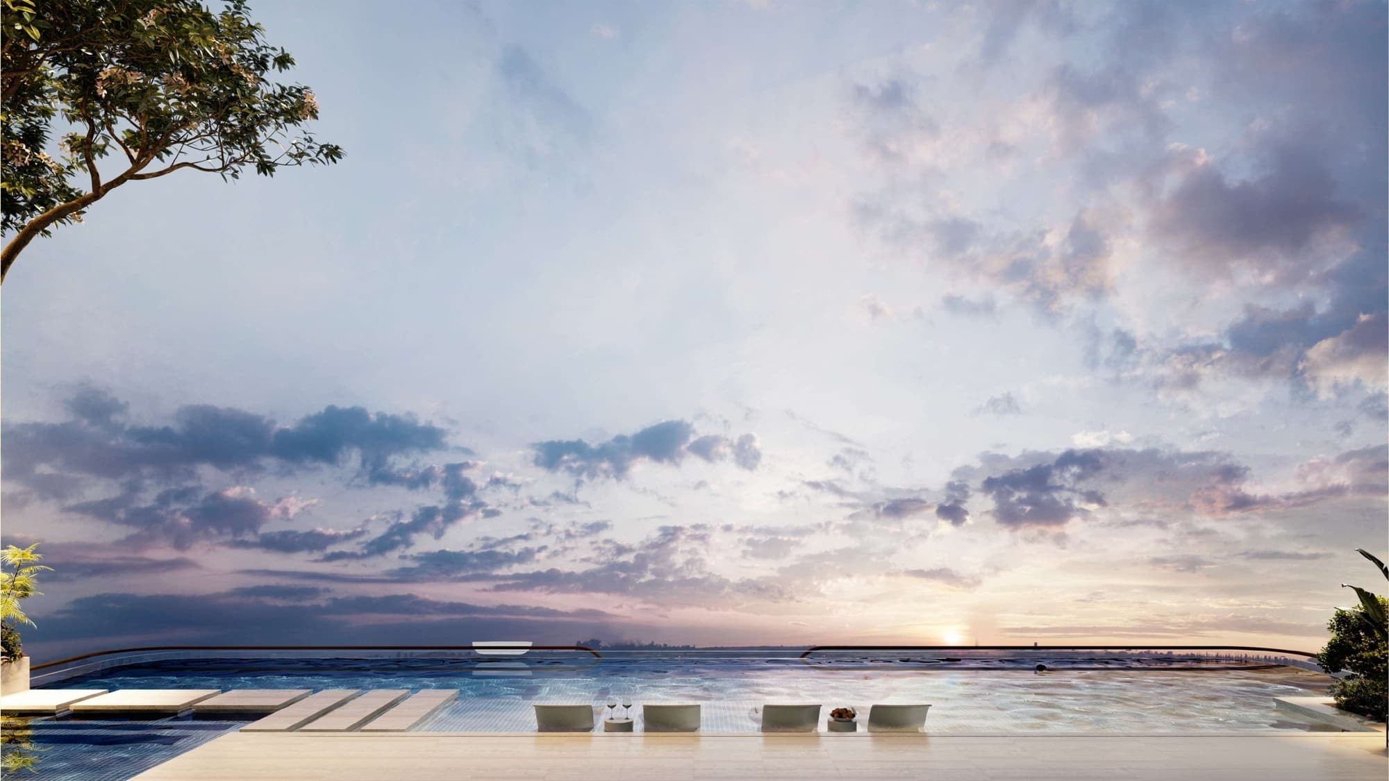 Urban Horizon amenity Infinity Swimming Pool - Arjan, Dubai - by Arete