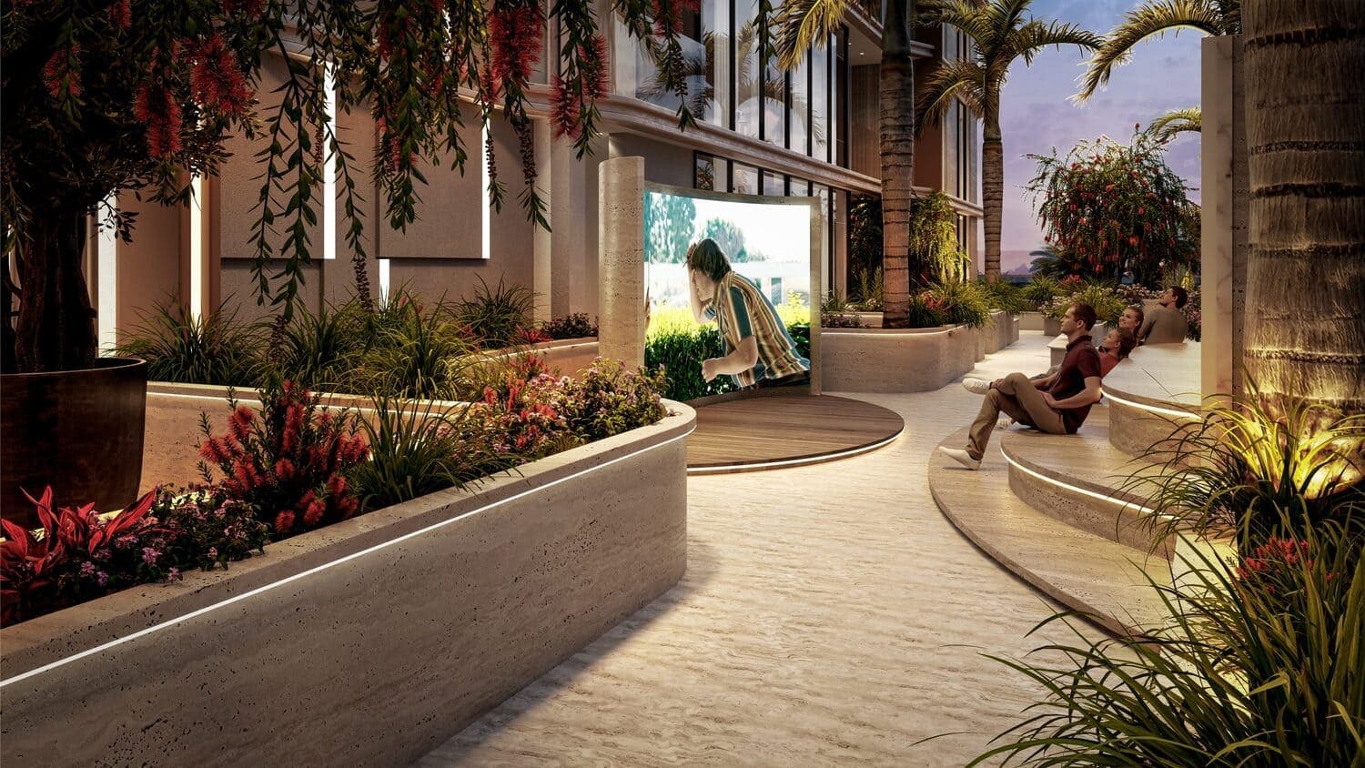 Urban Horizon amenity Outdoor Theatre - Arjan, Dubai - by Arete