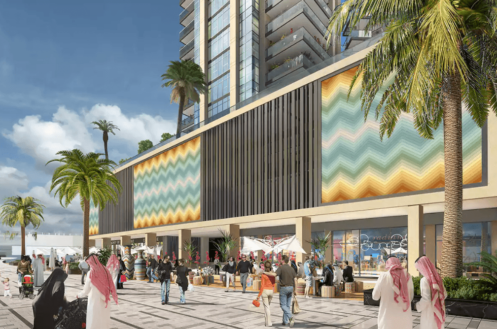 Urban Oasis by Missoni amenity Retail Outlets in Business Bay, Dubai, by Dar Global
