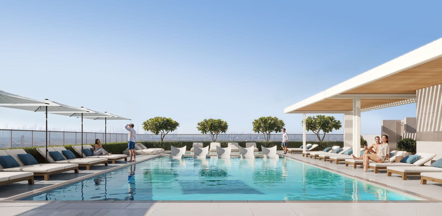 V1STARA House 2 amenity Swimming Pool - Al Furjan, Dubai - by Object 1