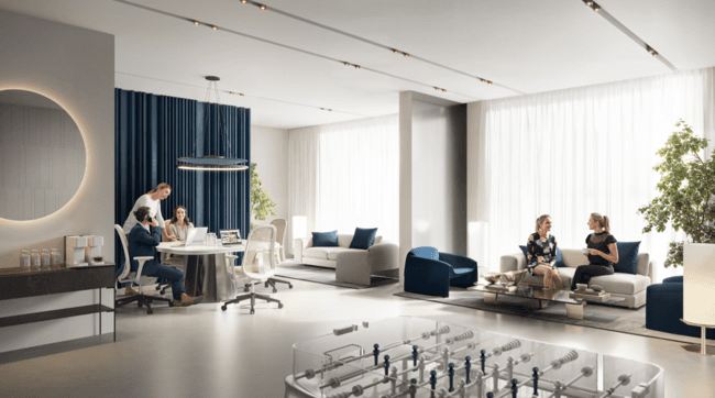 V1STARA House amenity Clubhouse - Al Furjan, Dubai - by Object 1