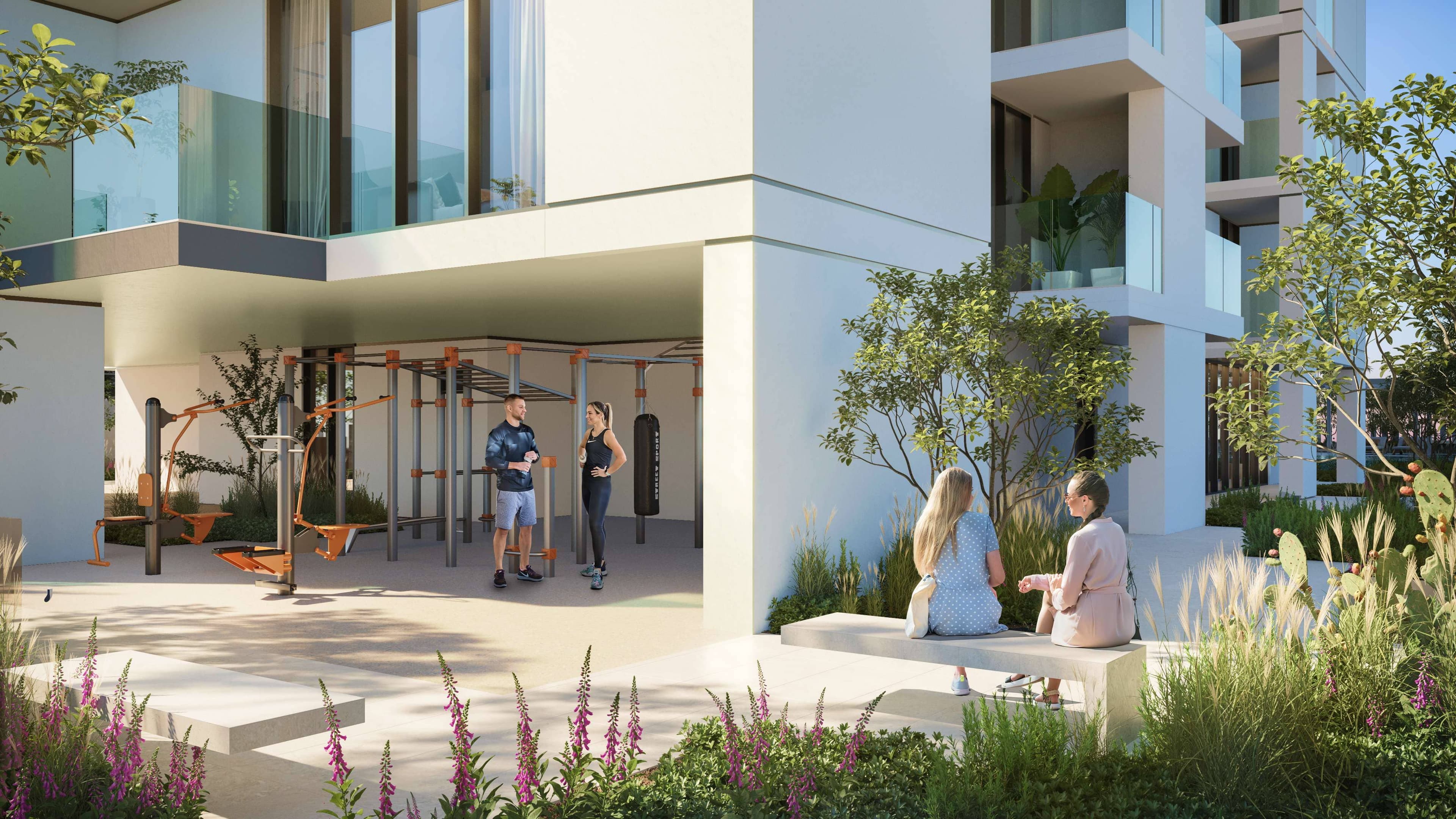 V1TER amenity Outdoor Gym - JVC (Jumeirah Village Circle), Dubai - by Object 1