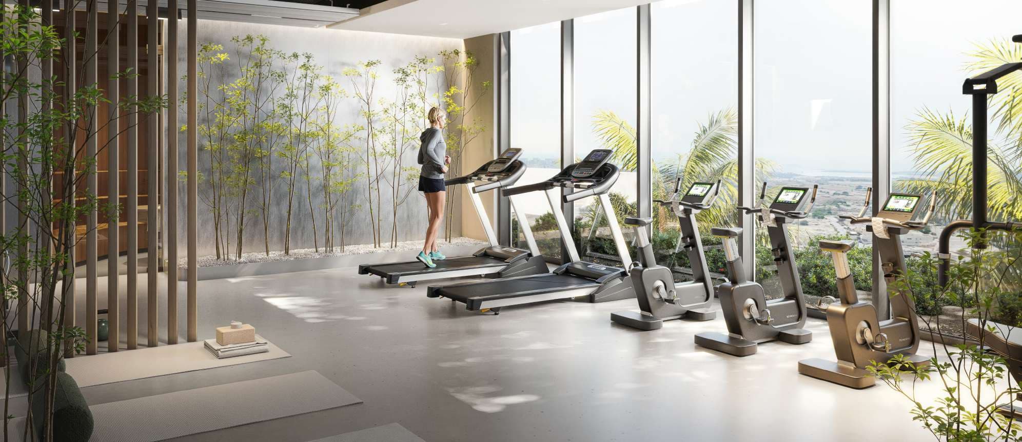 V1VID Tower amenity Gym - JVT (Jumeirah Village Triangle), Dubai - by Object 1