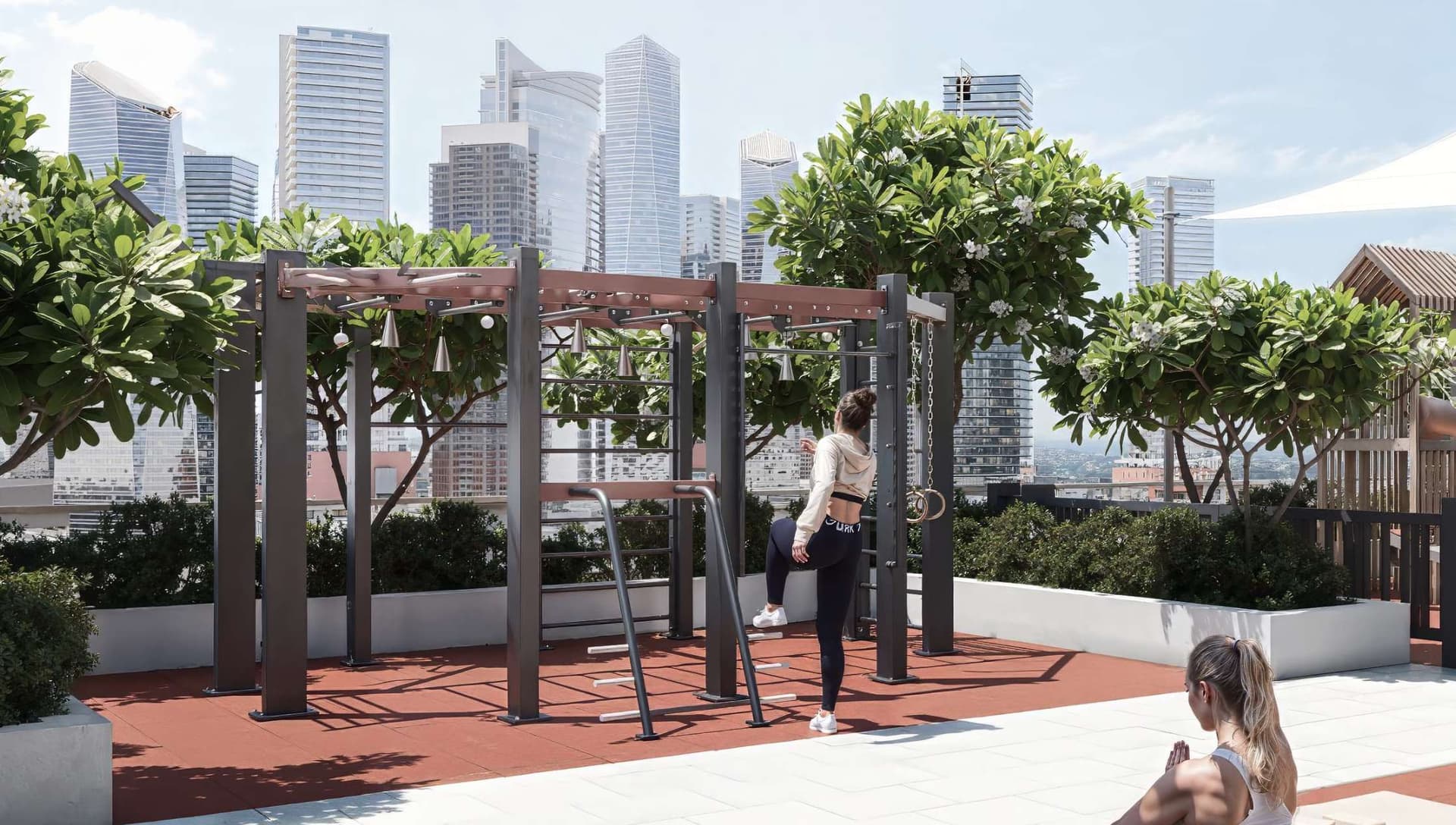 V1VID Tower amenity Outdoor Sport in JVT (Jumeirah Village Triangle), Dubai, by Object 1