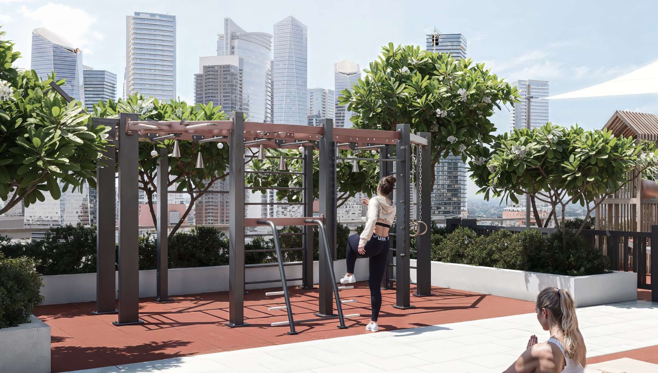 V1VID Tower amenity Outdoor Sport - JVT (Jumeirah Village Triangle), Dubai - by Object 1