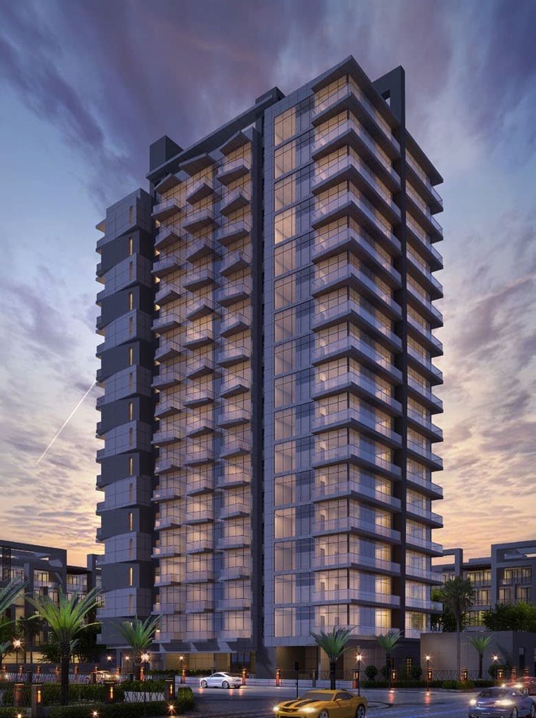 V2 Tower exterior view - Dubai Sports City, Dubai - by Tabeer Real Estate Development LLC