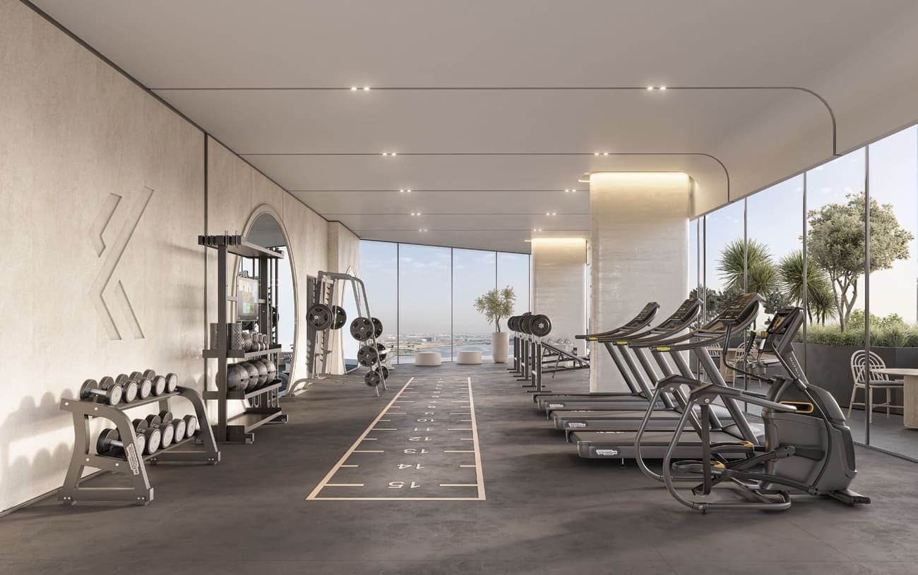 Val by Kasco amenity Gym - Al Jaddaf Waterfront, Dubai - by Kasco Developments