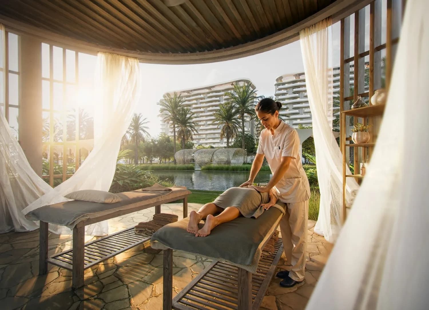 Valencia amenity Outdoor Spa - Damac Lagoons, Dubai - by DAMAC