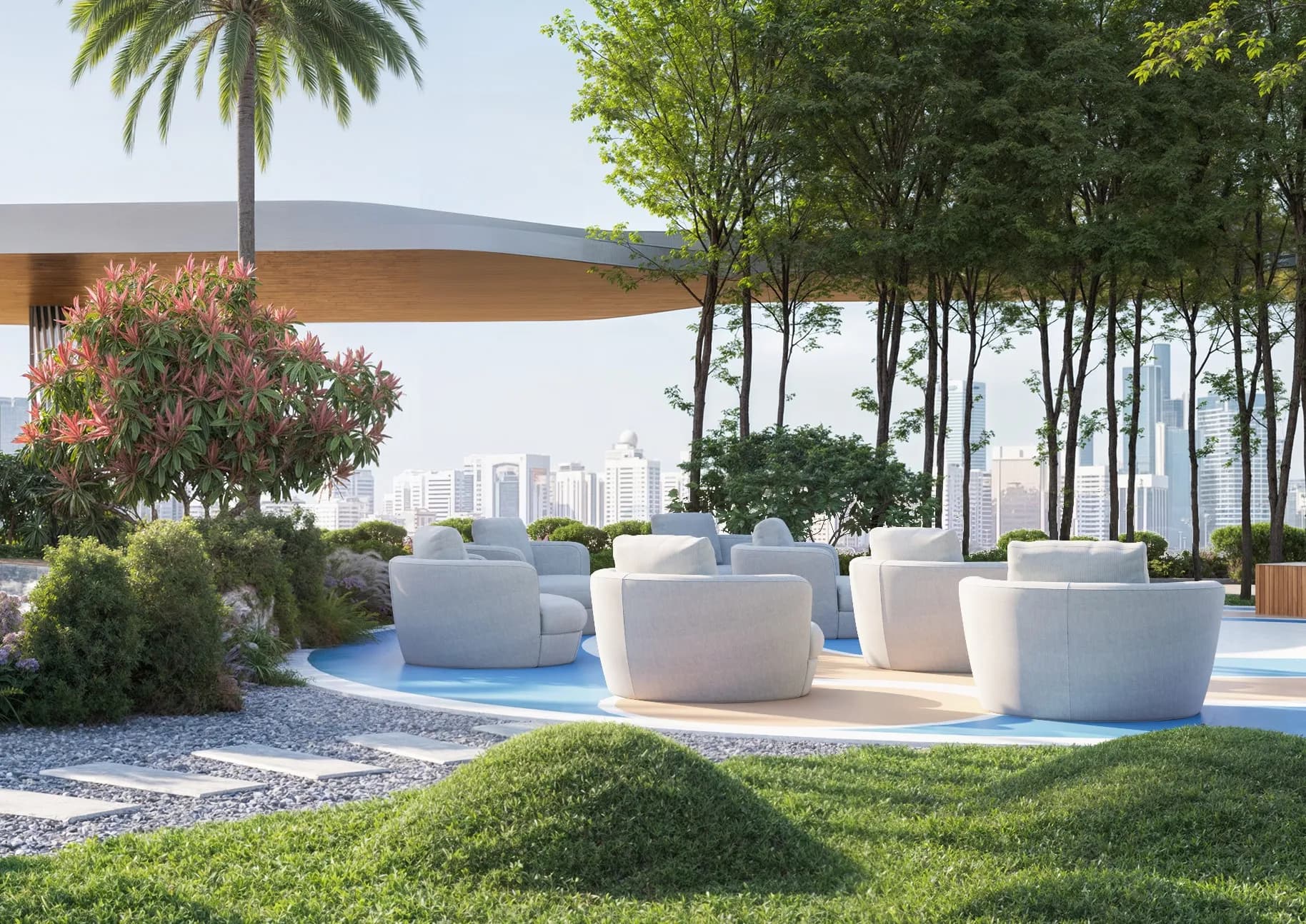 Veda by AUM Development amenity Zen Lounge - JVC (Jumeirah Village Circle), Dubai - by AUM Development