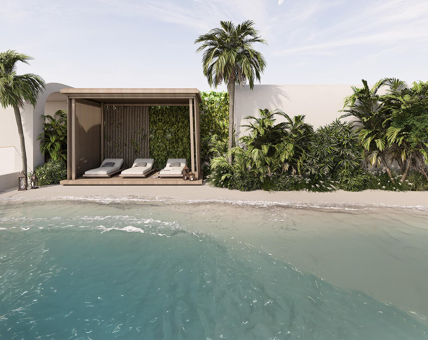 Vedaire Residences amenity Beach Pool - Meydan (Nad Al Sheba 1), Dubai - by Elton Real Estate Development