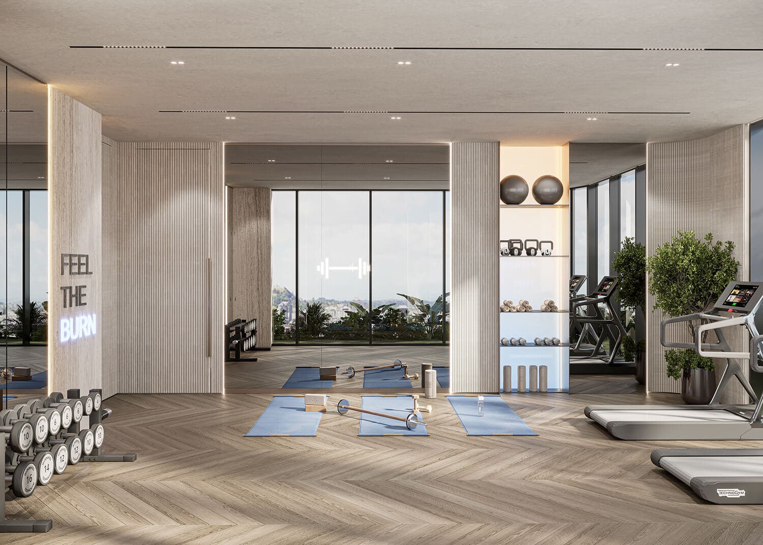 Vedaire Residences amenity Fitness Centre - Meydan (Nad Al Sheba 1), Dubai - by Elton Real Estate Development
