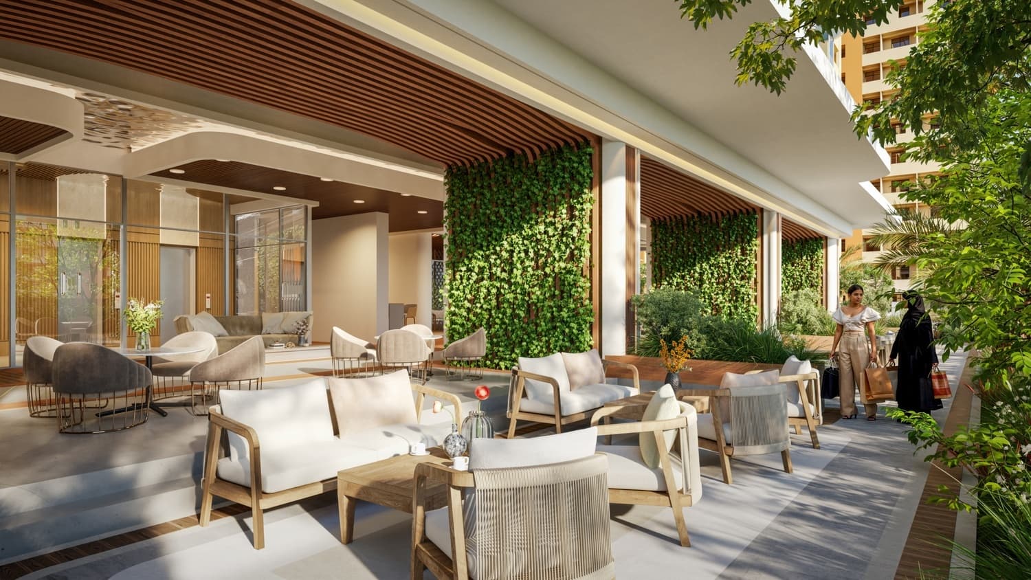 Vega amenity Indoor & Outdoor Sitting Spaces - Dubai Sports City, Dubai - by Acube Developments