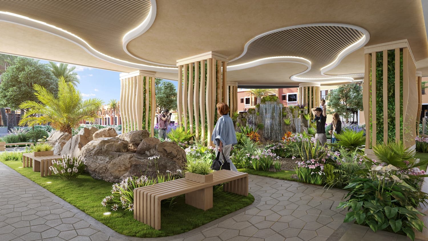 Vega amenity Wellness Garden & Rock Oasis - Dubai Sports City, Dubai - by Acube Developments